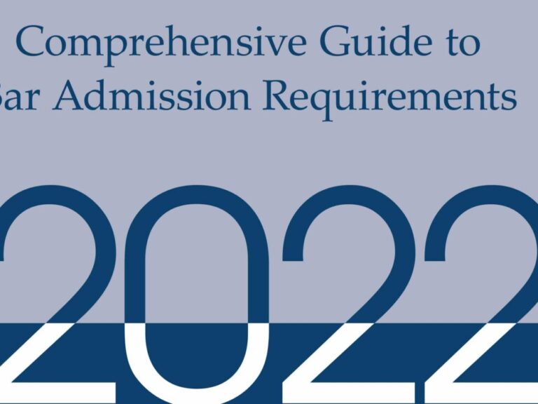 cover of the Comphrehensive Guide to Bar Admissions