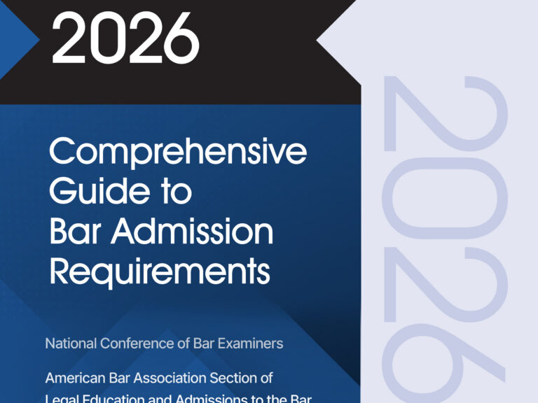 cover of the Comphrehensive Guide to Bar Admissions